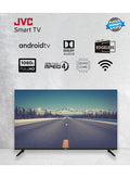 JVC 43 Inch Edgeless Full HD Android 14 Smart TV With Bluetooth , Dolby Audio And Quadcore Processor LT-43N5105 Black