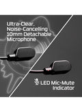 HYPERX Cloud III Wired Gaming Headset, For PC / PS5 / PS4 / Xbox Series, Angled 53mm Drivers, Noise Cancelling, With LED Mic Mute Indicator, 10Hz-21kHz Frequency Response, Black/Red | 727A9AA