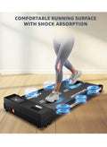 PowerMax Fitness PowerMax Fitness WALKPAD (3HP Peak) Compact Motorized Treadmill for Home-Office use with Remote Control, Max User 110kg, Top Speed 10km/h, 1000x400mm Running Deck, LED Display, iPad & Mobile Holder