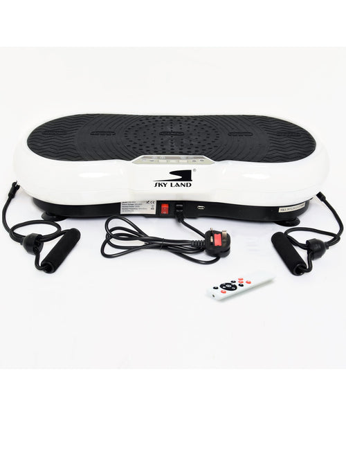 Sky Land Crazy Fitness Vibration Plate | Ultra-Thin Body Slimmer Machine | 99-Speed Levels, 3 Workout Modes, Bluetooth Speaker | Whole Body Workout & Weight Loss Trainer, EM-1872