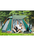 MissTiara Instant Pop Up Outdoor Family Camping Tent for 3-5 Person with Carry Bag and Moisture-proof Pad Waterproof Windproof Ultraviolet-proof Cabin Tent