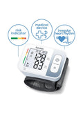 Wrist Blood Pressure Monitor With Heart Rhythm Detection