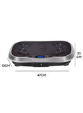 ETG Compact Vibration Plate Exercise Machine, Mini Full Body Vibration Platform Exercise Machine for Lymphatic Drainage with Acupressure Nodes, Burn Calories, Helps Alleviate Back & Joint Pain