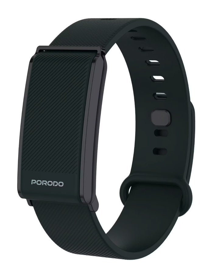 Porodo TrackFit Screenless Smart band Activity Fitness Tracker FULL BLACK