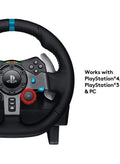 Logitech G29 Driving Force Racing Wheel and Floor Pedalsfor PS5, PS4,PS3 And PC - Black
