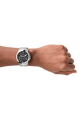 FOSSIL Men's Grant Water Resistant Chronograph Watch FS4736 - 44 mm - Silver