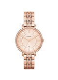 FOSSIL Women's Water Resistant Stainless Steel Analog Wrist Watch ES3546 - 36 mm - Rose Gold