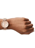 FOSSIL Women's Water Resistant Stainless Steel Analog Wrist Watch ES3546 - 36 mm - Rose Gold