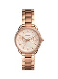 FOSSIL Women's Tailor Water Resistant Analog Watch ES4264 - 35 mm - Rose Gold