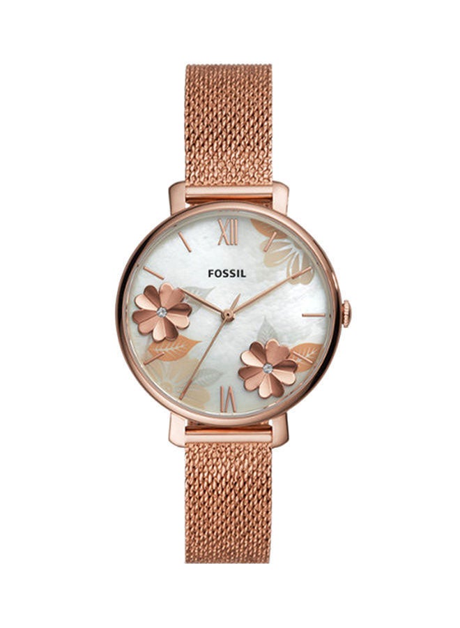 FOSSIL Women's Jacqueline Analog Watch ES4534 - 36 mm - Rose Gold