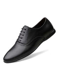 Husk'sWare Lace-up Leather Formal Shoes Black