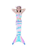 J&J 3-Piece Mermaid Bathing Swimsuit Set
