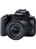 Canon EOS 250D DSLR Camera With EFS 18-55 DC III Lens 24.1 MP APS-C Sensor 5 FPS Vari-Angle Touchscreen 4K Movies Wi-Fi Bluetooth