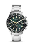 FOSSIL Men's Stainless Steel Chronograph Wrist Watch BQ2492 - 45 mm - Green