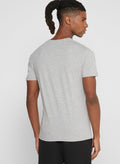 U.S. Polo Assn. Logo V Neck T-Shirt Grey