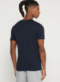 U.S. Polo Assn. Logo V Neck T-Shirt Navy