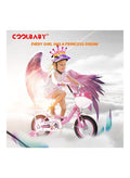 Cool Baby COOLBABY Kids Bike with Hand Brake and Basket for Ages 3-8 Years, 12 Inch Princess Bikes Bicycles With backseat, Children Bicycle. (Pink) 74 x 20 x 42cm