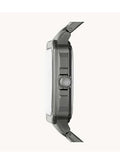 FOSSIL Men's Inscription Rectangle Shape Stainless Steel Chronograph Wrist Watch BQ2657 - 42mm - Grey
