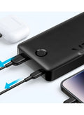 Anker 20000 mAh Power Bank, 325 Portable Charger (PowerCore 20K II), 20,000mAh Battery Pack with 2-Port, 15W High-Speed Charging for iPhone, Samsung Galaxy, and More Starlit