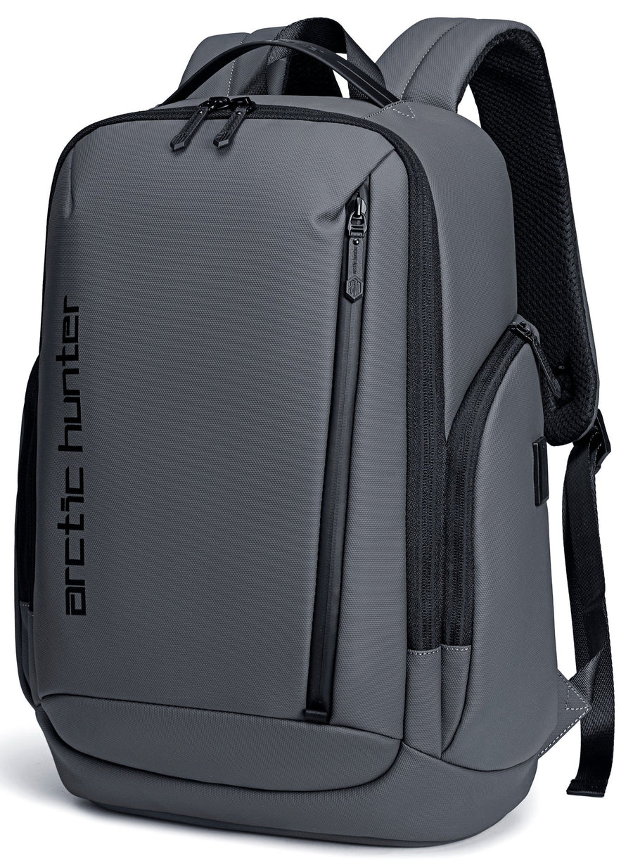 Business Backpack for Men Laptop Bag Office Travel Backpack with USB Port B00554 Grey