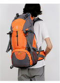 MissTiara 60L High-Capacity Waterproof Outdoor Sport Camping and Hiking Backpack With Shoe Compartment