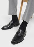 Robert Wood Textured Formal Slip Ons