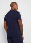 LACOSTE Logo Graphic Crew Neck Short Sleeve T-Shirt