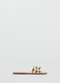 MANGO Casual Intertwined Strap Sandals