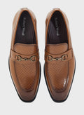 Robert Wood Texture Detail Classic Formal Slip Ons