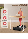 PowerMax Fitness PowerMax Fitness WALKPAD (3HP Peak) Compact Motorized Treadmill for Home-Office use with Remote Control, Max User 110kg, Top Speed 10km/h, 1000x400mm Running Deck, LED Display, iPad & Mobile Holder