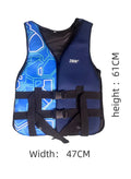 Generic Adult Safety Life Jacket with Adjustable Straps, Whistle, and Enhanced Buoyancy for Kayaking, Boating, and Fishing