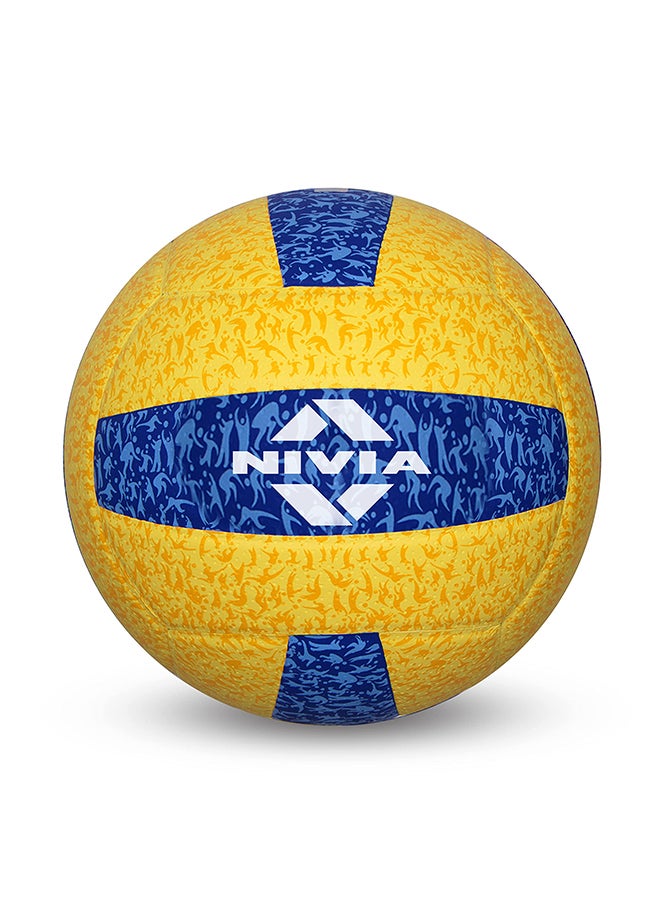 Nivia G-2020 Rubber Volleyball | Size: 4 | Laminated | 18 Panels | for Indoor & Outdoor Matches | Machine Stitch | Butyl Bladder | High Air Retention