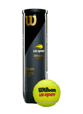 Wilson Us Open Extra Duty Hard Court Yellow Tennis Balls - 4 Ball Can