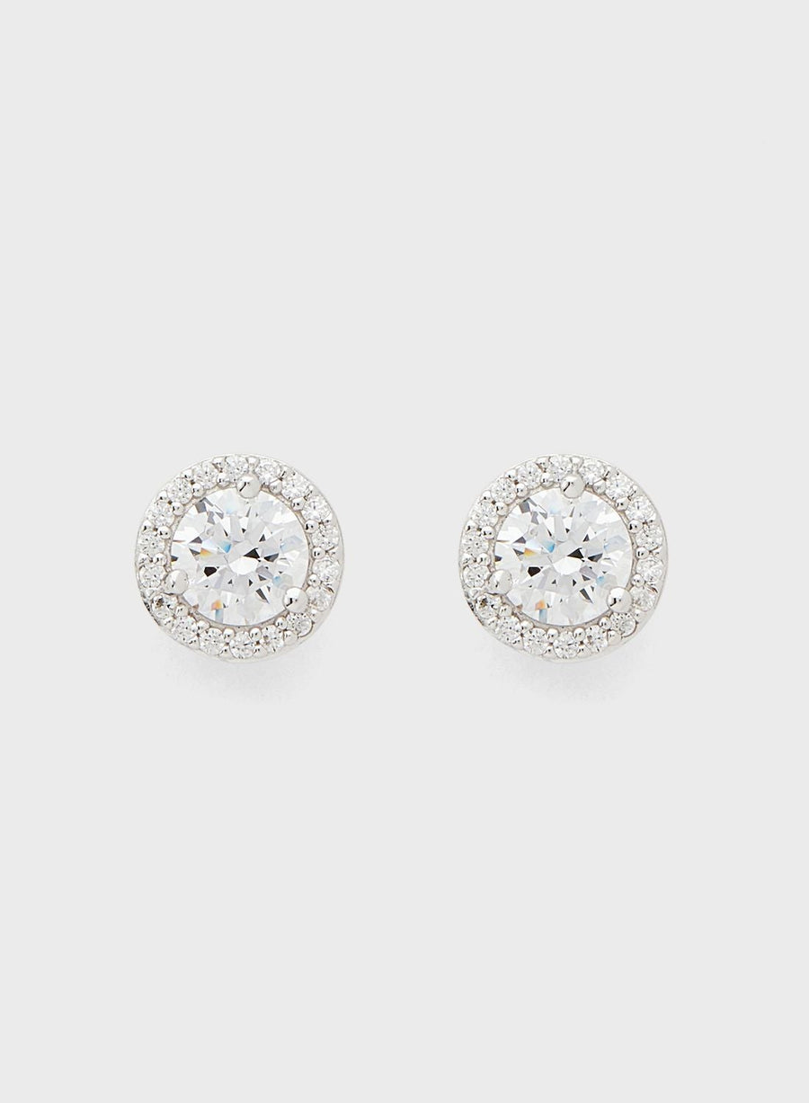Monogram Stud Earrings