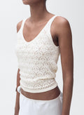 MANGO Openwork Details Knit Top