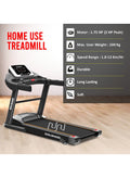 Sparnod Fitness STH-1250 (3 Hp Peak) Automatic Motorised Treadmill For Home Use | Speed-12Km/Hr | Max User Weight 100 Kg | 3 Level Manual Incline | Warranty 1 Year