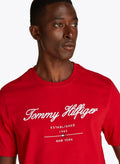TOMMY HILFIGER Regular Fit T-Shirt With Script Logo