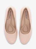 Piccadilly Women Round Toe Slip-On Pumps with Block Heels
