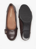 Le Confort Womens Solid Slip-On Shoes With Block Heels