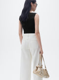 MANGO Boat-Neck Knitted Top