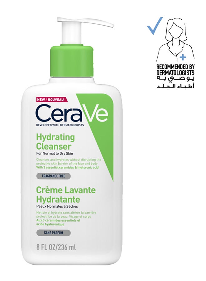 CeraVe Hydrating Cleanser for Normal to Dry Skin 236ml