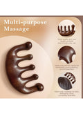 Wooden Scalp Massager – Green Sandalwood