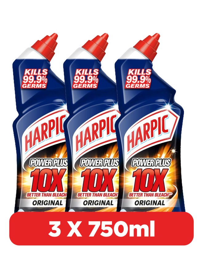Harpic Liquid Power Plus Toilet Cleaner 3 x 750ml