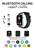 Korean Brand X5S Smart Watch, Business Smartwatch, Waterproof Fitness Watch, Bluetooth Calling, Heart Rate Monitoring - Black