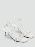 MANGO Combined-Strap Heeled Sandals