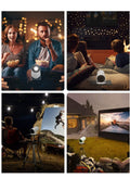 Mi VAZA Portable Projector Pocket 5G WIFI Android11.0 Support 130 Inches Home Theater Full HD 1080P for Indoor Outdoor Home Birthday Gift Compatible with TV Stick/HDMI/USB/PS5/iOS/PS4