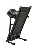 Sparnod Fitness Sparnod Fitness STH-1200 Foldable Motorized Treadmill for Home Use (4 HP Peak) with 12 Pre-set Programs, Hi-Fi Speaker, Safety Key, Maximum User Weight of 110 Kg