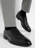 Robert Wood Croc Emboss Formal Slip Ons