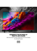 NIKAI 43 Inch Smart LED TV | Built-In Wi-Fi, Smart Apps, 2 HDMI Ports, 1GB RAM | 16W Speakers, Quad-Core Processor | Ultra-Slim Frame, Sleep Timer, Auto Power Off | Multilingual OSD, 60HZ - NTV4300SLED Black