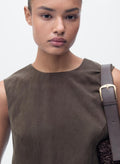 MANGO Lyocell Top With Buttons On The Back